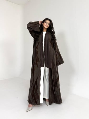 عباية جاكار تركي مع قطيفة