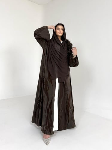 عباية جاكار تركي مع قطيفة