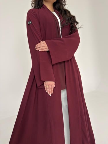 عباية كريب عنابي