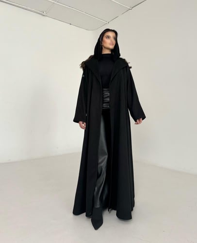 عباية جوخ أسود قصة نص كلوش