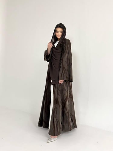 عباية جاكار تركي مع قطيفة