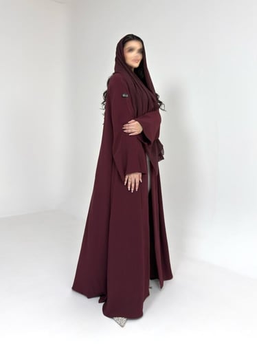 عباية كريب عنابي