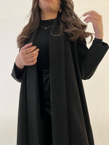 عباية شامواه أسود