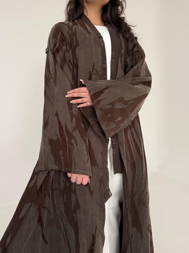 عباية جاكار تركي مع قطيفة