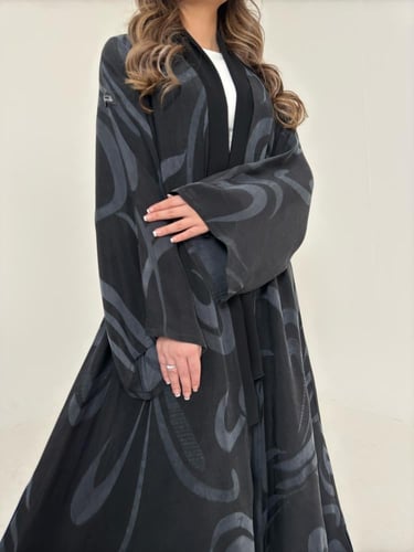 عباية جاكار تركي اسود قصة نص كلوش