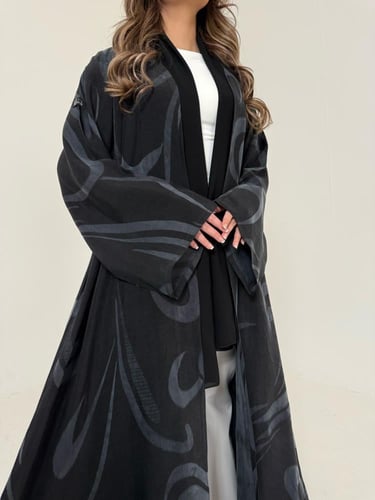 عباية جاكار تركي اسود قصة نص كلوش