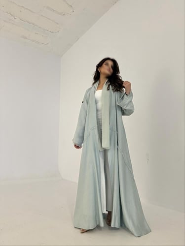 عباية لنن طبيعي قصة كلوش