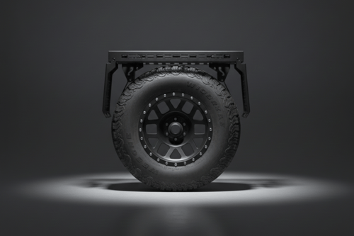 سلة الأمتعة على تاير السبير