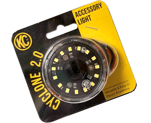 انارة بيضاء سايكلون V2 كي سي