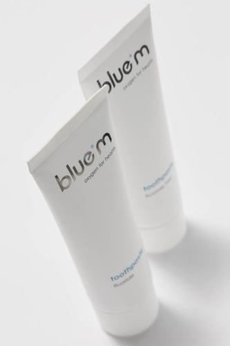 معجون اسنان بالفلورايد blue®m