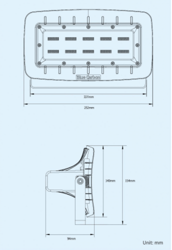 كشاف طاقة شمسية Solar light 400W موديل R