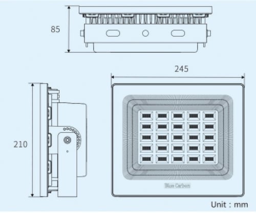كشاف طاقة شمسية QS-OLP1.0-5V/36W-25AH-