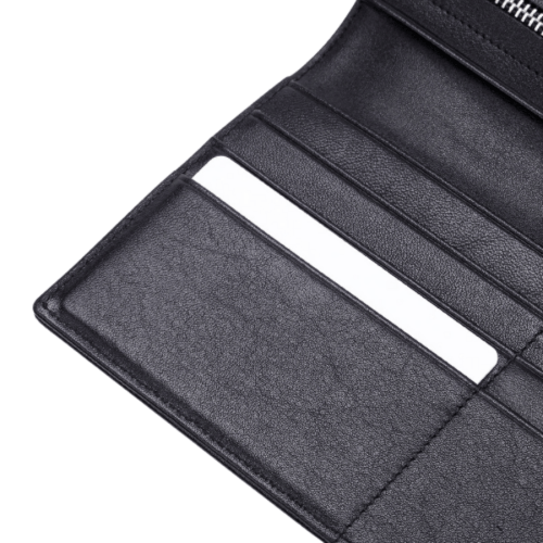 محفظة بطاقات hiscow الجلدية الإيطالية - 6CC