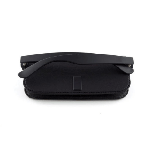 حافظة نظارة راديكس الجلدية الرفيعة بقفل مغناطيسي م...