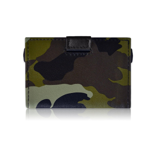 محفظة بطاقات fidelo - لون army