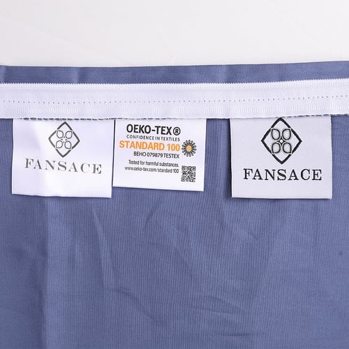 طقم لحاف 7 قطع نفرين فندقي فاخر ازرق غامق و أبيض