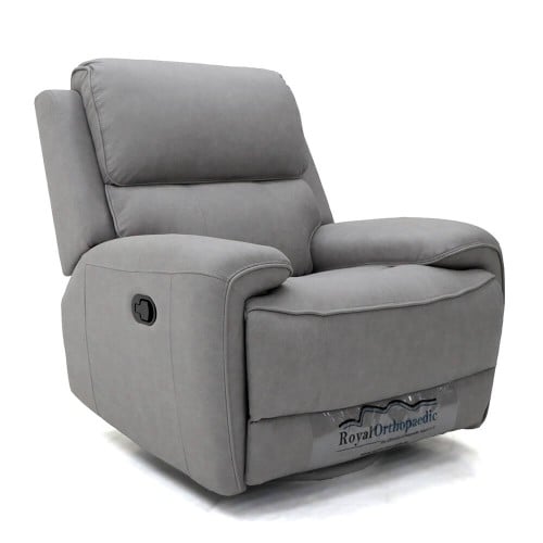 كرسي إسترخاء هزاز دوار 9223 مودرن رصاصي