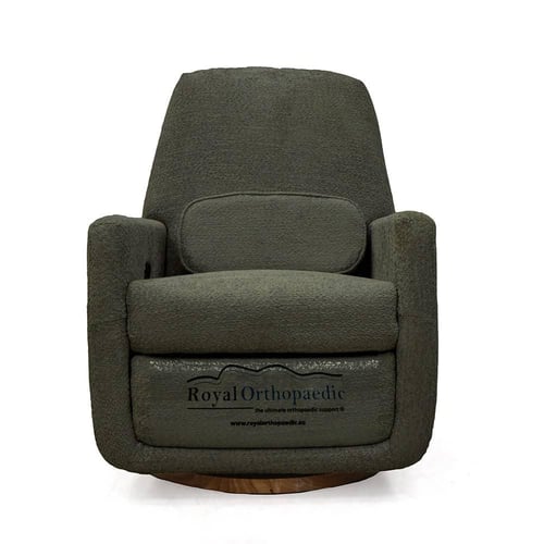 كرسي إسترخاء كهربائي هزاز دوار 9300 أخضر