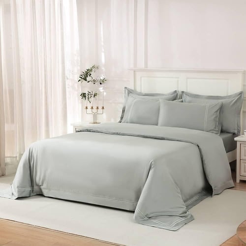 طقم لحاف 6 قطع 5 نجوم نفرين مطرز