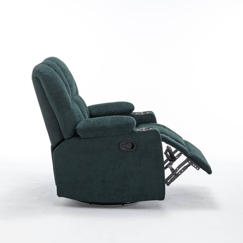 كرسي إسترخاء هزاز دوار 8065 مع حامل أكواب زيتي