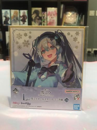 Hatsune Miku Snow Miku Ichiban Kuji Mini Shikishi...