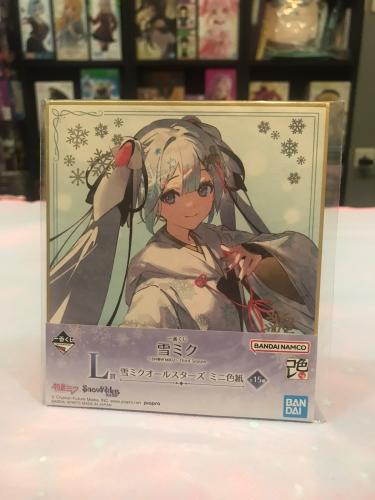 Hatsune Miku Snow Miku Ichiban Kuji Mini Shikishi...