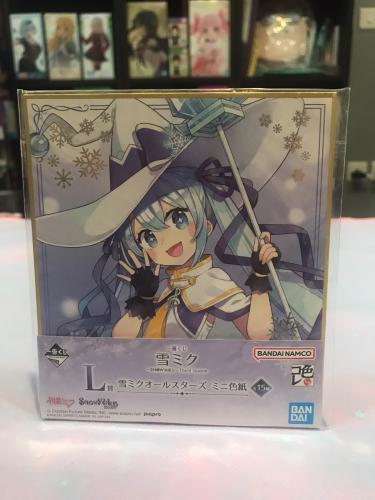 Hatsune Miku Snow Miku Ichiban Kuji Mini Shikishi...