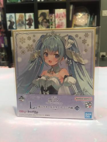 Hatsune Miku Snow Miku Ichiban Kuji Mini Shikishi...