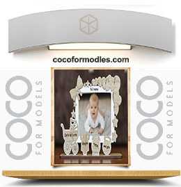 اطار بالونات للمولود