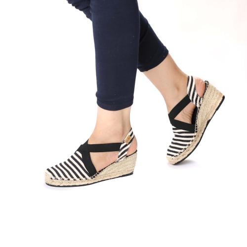 توني بونس صندل مخطط اسود وابيض -TERRA-DD