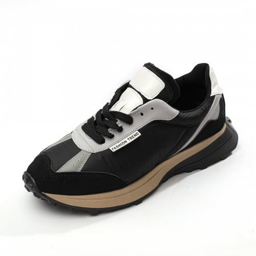 حذاء رياضي اسود ورمادي - OTTIMO