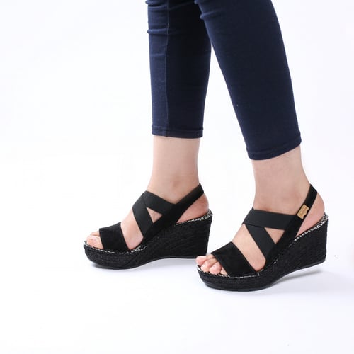 توني بونس صندل صيفي اسود - LOE-A