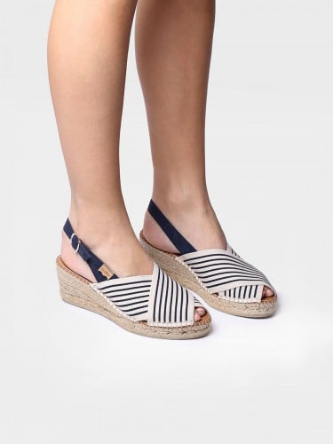 توني بونس صندل مخطط كحلي - TEIA