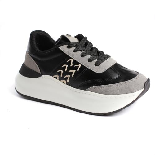 حذاء رياضي اسود ورمادي - OTTIMO