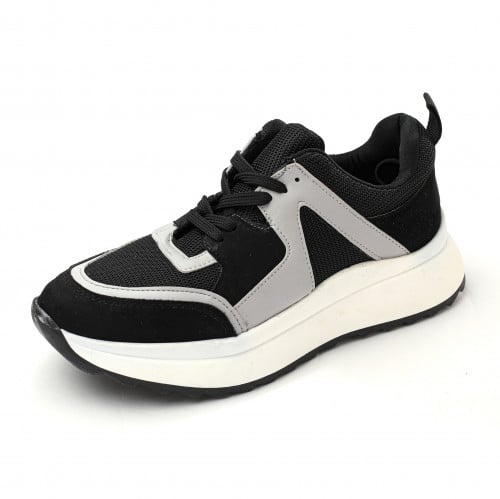 حذاء رياضي اسود ورمادي - OTTIMO