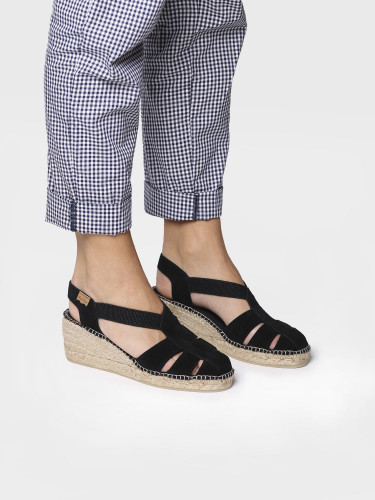 صندل أسود توني بونس بتقاطعات - TRAPA