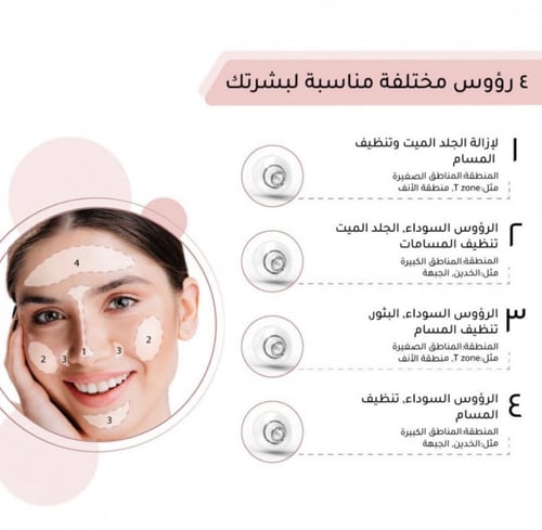 جهاز تنظيف البشره هيدرافيشل منزلي