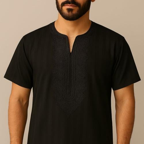 ثوب السلطان مغربي أسود