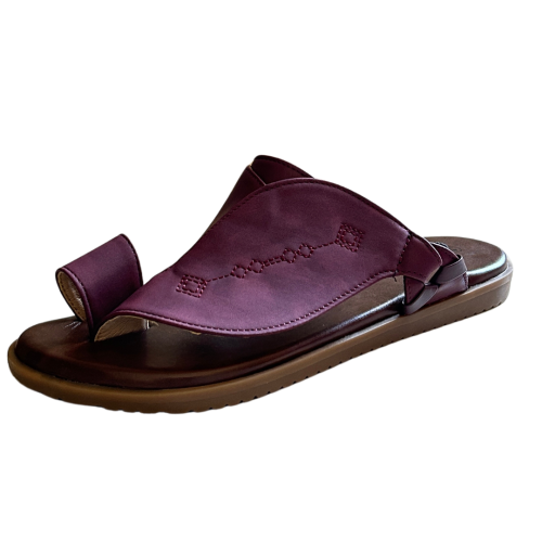 حــــذاء فــــاخر عـودي - بني