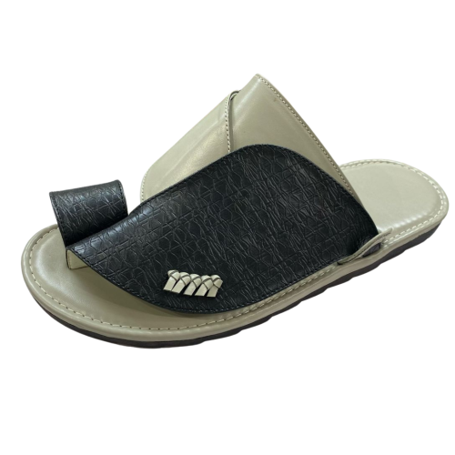 حـذاء رجــالي فـاخر رصاصي - اسـود