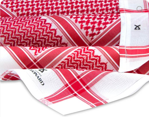 شماغ ليونارد LV أحمر