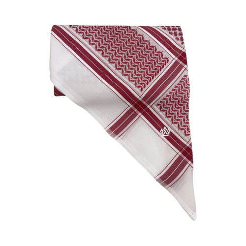 شماغ التاج فضي