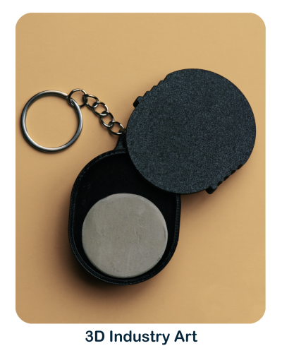 ميدالية - تعليقة مفاتيح أو حقيبة | بالتربة