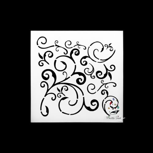 271 - ورق استنسل زخرفة 13سم * 13سم