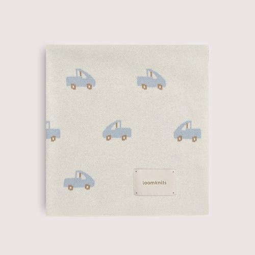 Cars blanket (120x80cm) Creamy