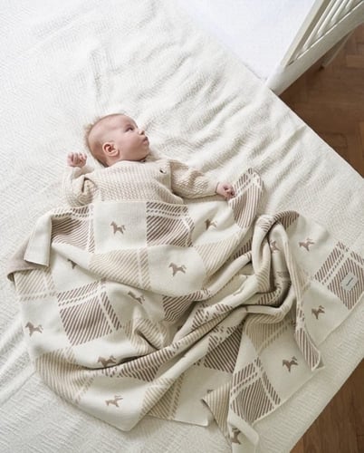 Horses Blanket (80x120 cm) Creamy