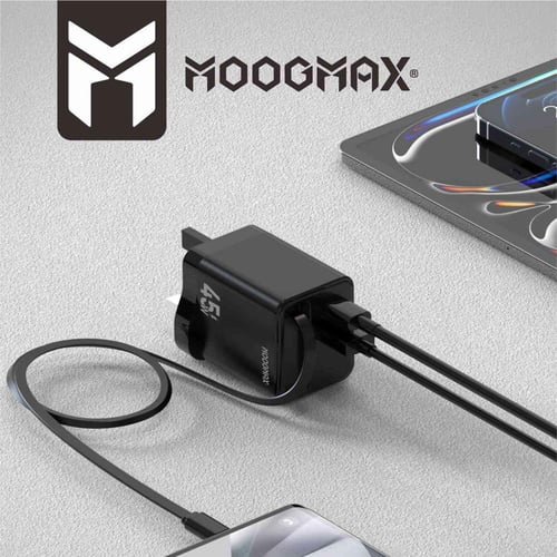 شاحن جداري سحاب قوي (Wall Charger) من شركة MOOGMAX