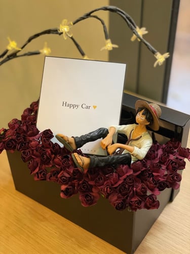 دمية ون بيس لوفي بورد صناعي صغير