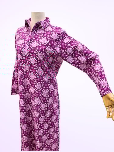 جلابية قطن مطرز