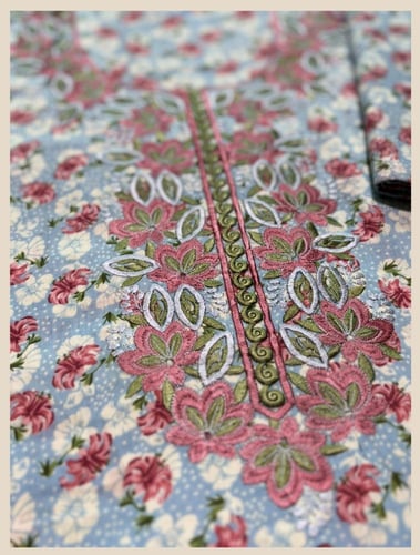 جلابية قطن مع طرحة